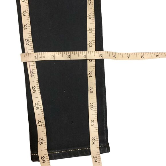 Levi Strauss 720 High Rise Super Skinny Crop Jeans Women's Size 29 Dark Blue - Picture 13 of 14